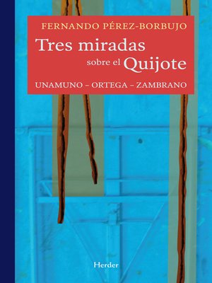 cover image of Tres miradas sobre el Quijote